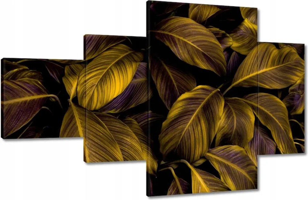 Vászonkép 130x80 Gyönyörű mézszínű levelek