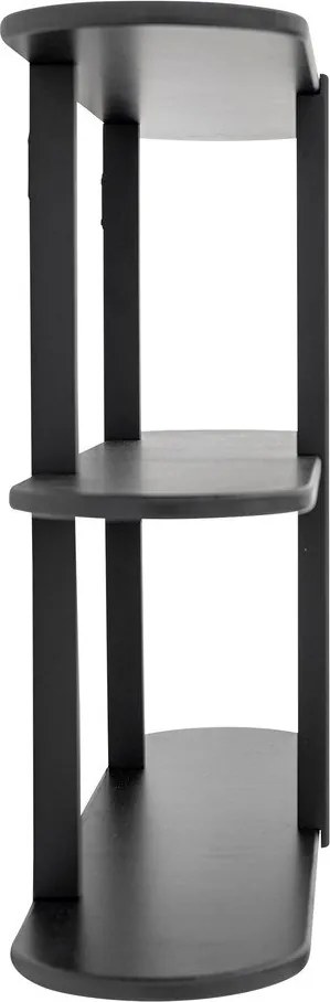 Fekete többszintes fali polc 80 cm Vicente – Bloomingville