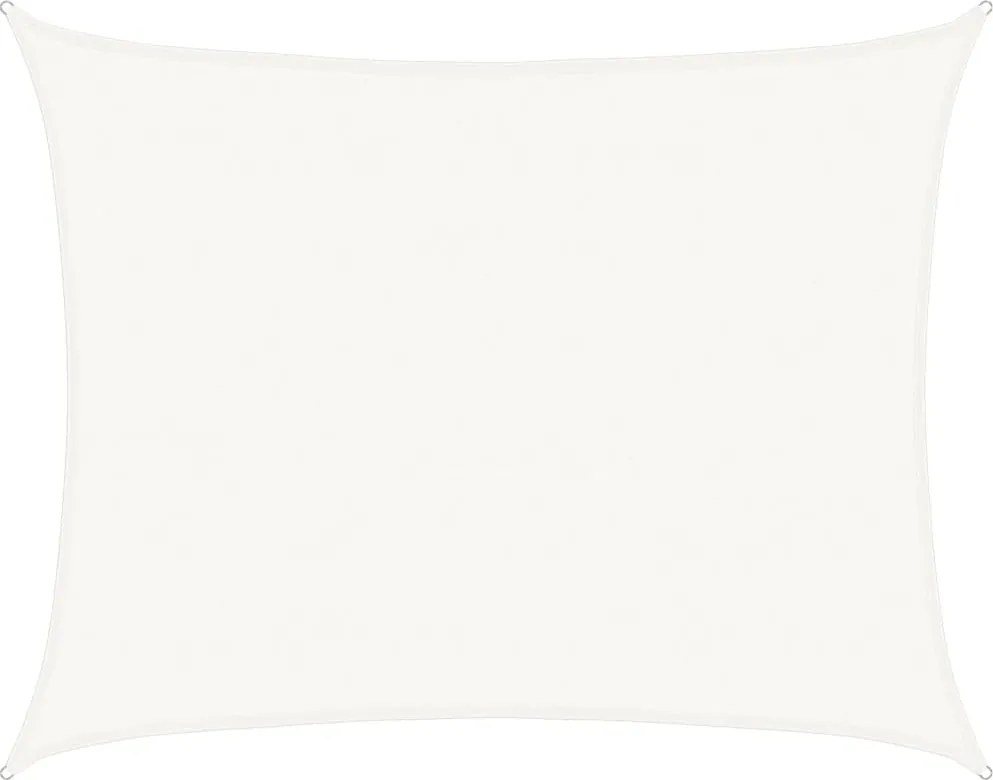 vidaXL fehér HDPE napvitorla 160 g/m² 6 x 7 m