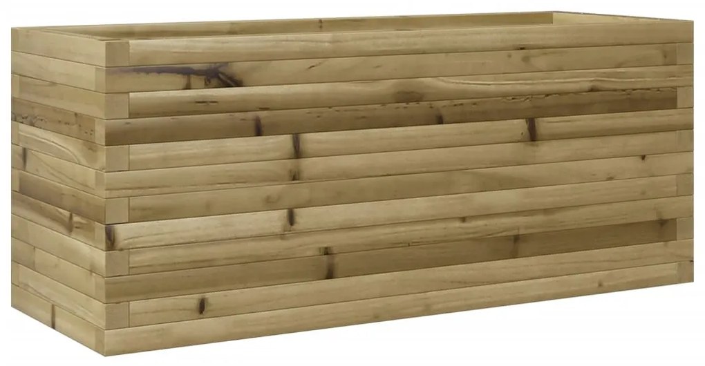 impregnált fenyőfa kerti virágláda 110x40x45,5 cm