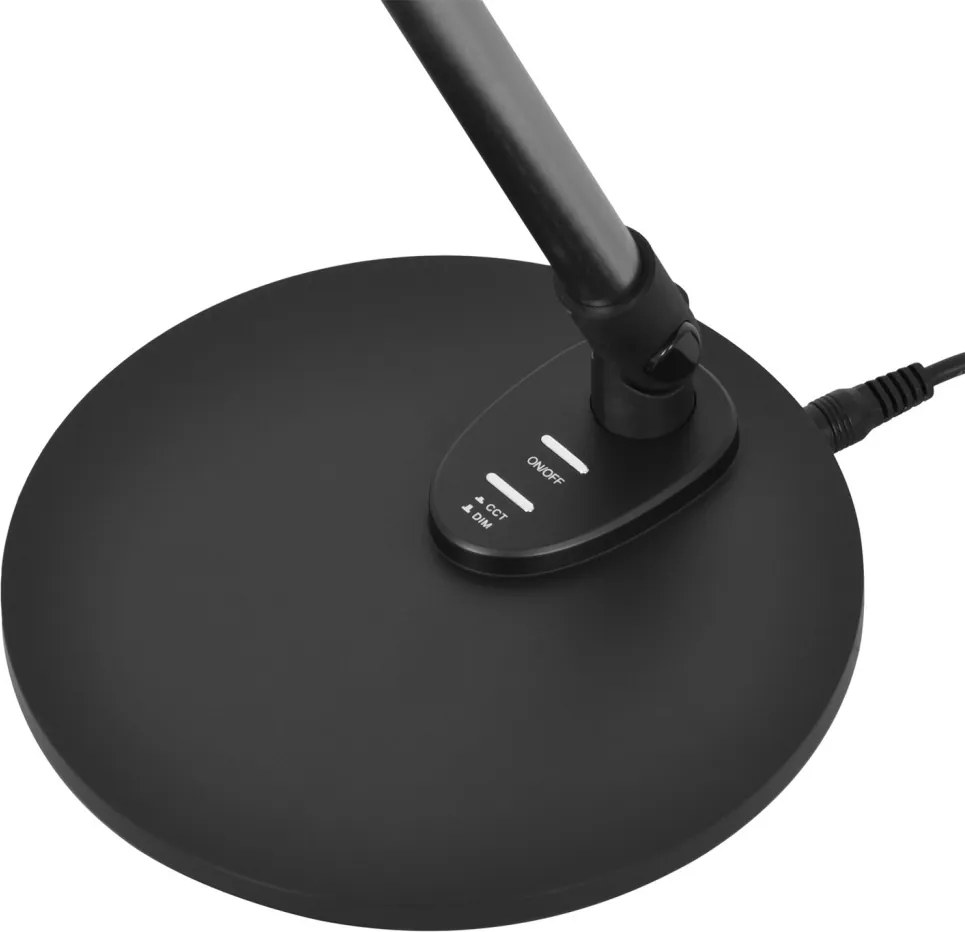 KAJA K-BL1527 CZARNY BOLEK Fekete Színű Asztali Lámpa 7W LED 550Lm 3000-6000K IP20