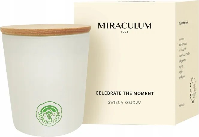 Miraculum Természetes Vegán Szójagyertya 170g