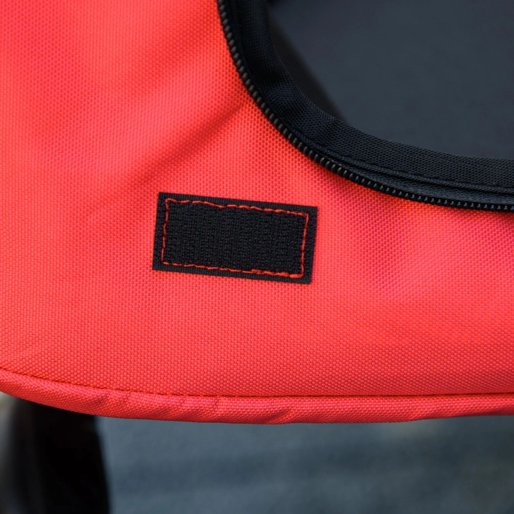 PawHut Összecsukható Háziállat Babakocsi Kutya Macska Párnával, Fékkel Ellátott Kerekekkel, 600D Oxford Szövet, Acél, 102 x 62 x 105 cm, Piros | Aosom