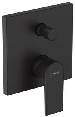 Hansgrohe Vernis Shape zuhany és fürdő csaptelep vakolat alatti rész nélkül fekete matt 71469670