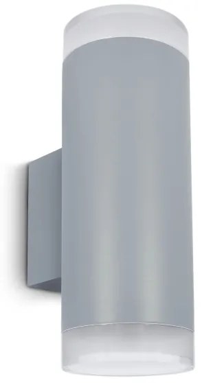 Brilagi - Kültéri fali lámpa MATERA 2xGU10/30W/230V szürke IP54