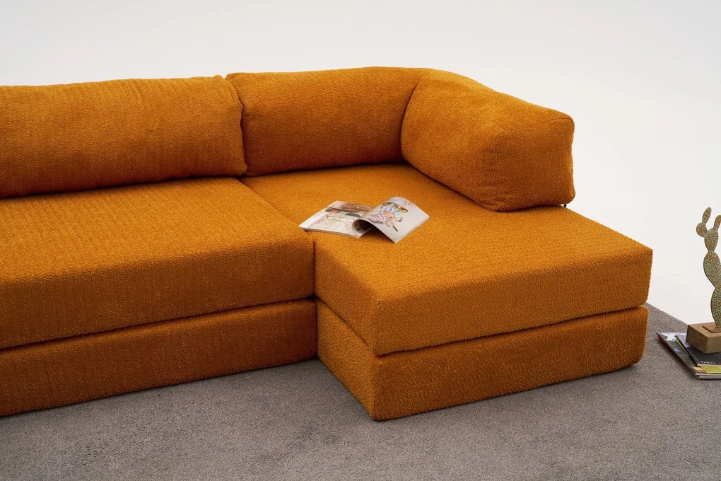 Sarokkanapé Comfort - Narancssárga
