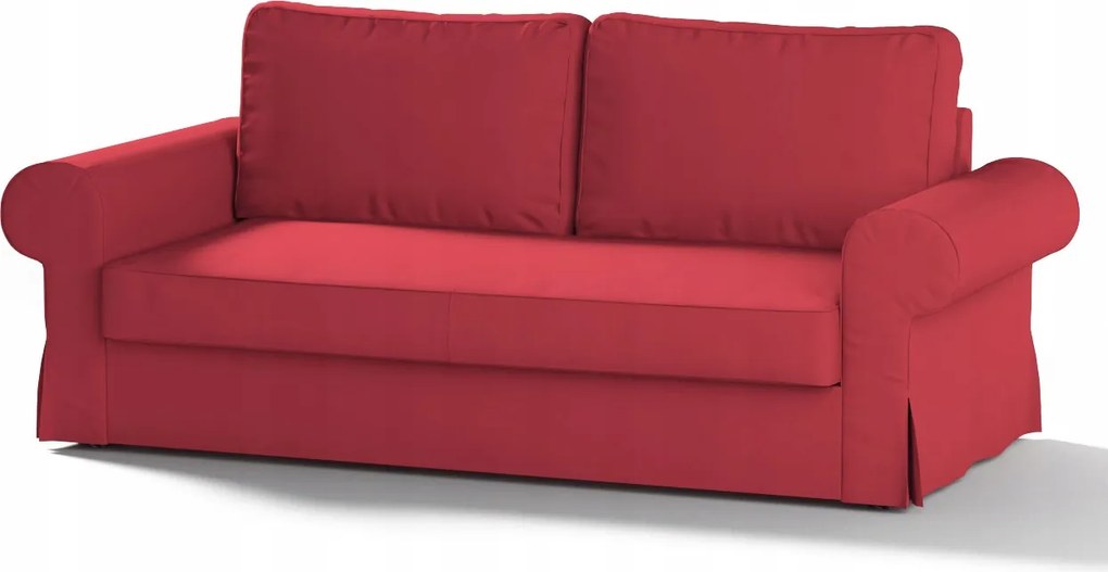 Dekoria Backabro 3 személyes összecsukható kanapé huzat Ikea piros