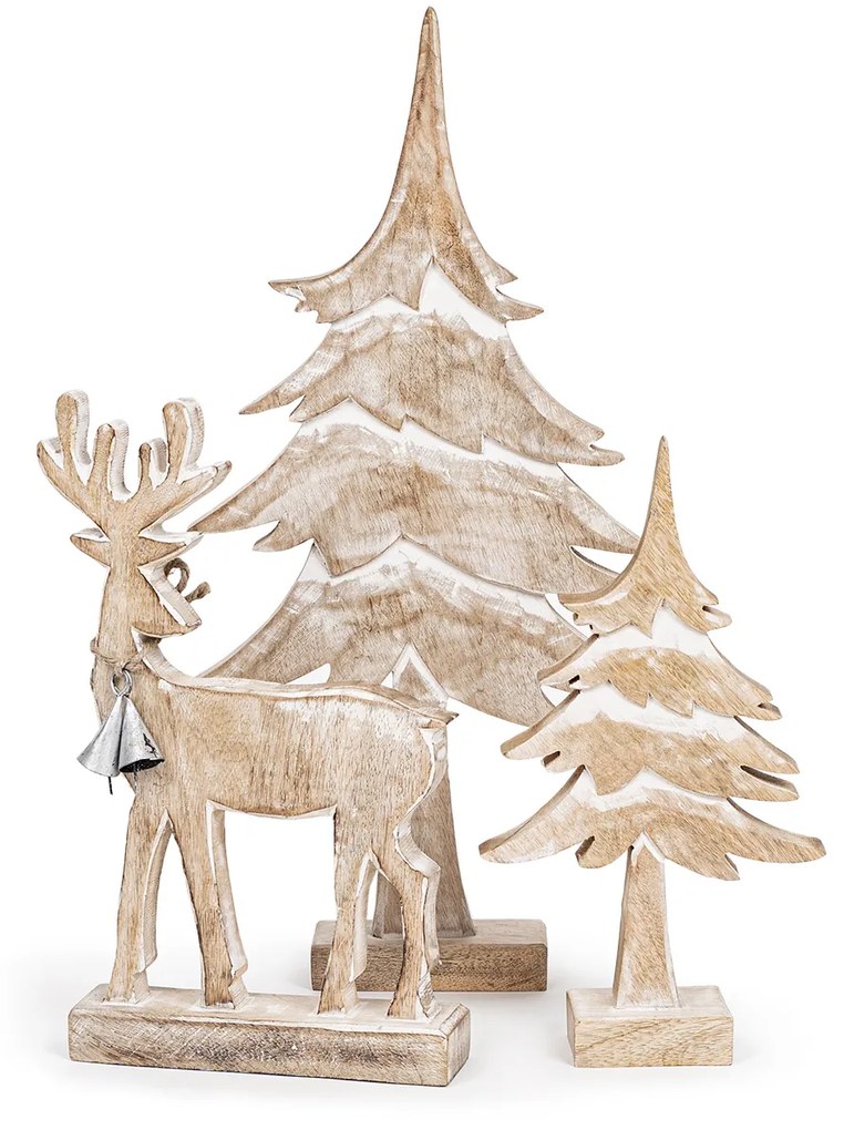 4Home Nordic Reindeer mangófa dekoráció, 33 cm