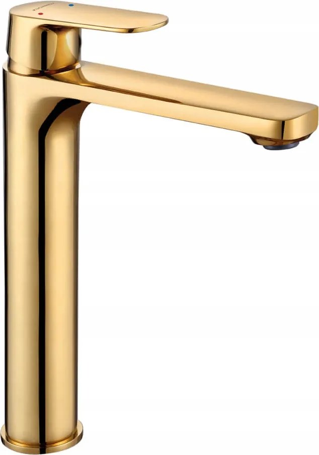 Asztali Mosdó Csaptelep Arany, Kattanó Dugóval