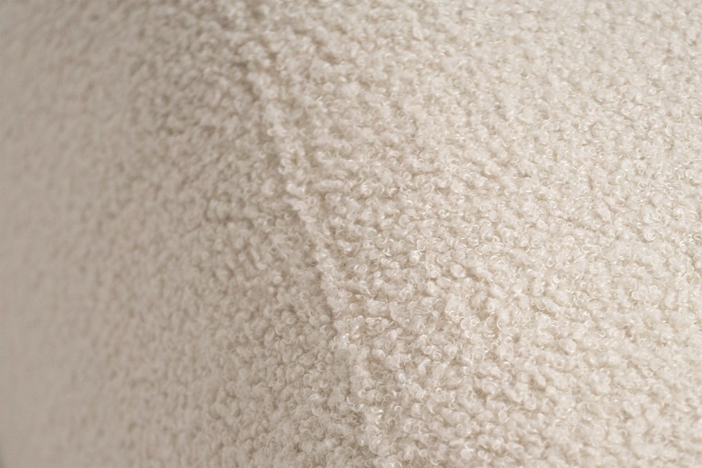 Nido ágyazható háromszemélyes kanapé 140 cm tárolóval - világos bézs boucle Quelle 03