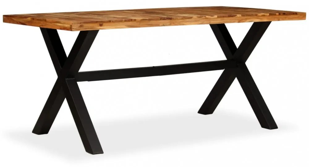 tömör akácfa/mangófa étkezőasztal 180 x 90 x 76 cm