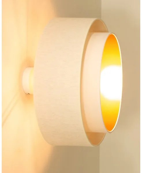 Felületre szerelhető mennyezeti lámpa NATIA 1xE27/60W/230V, átmérő 45 cm, fehér