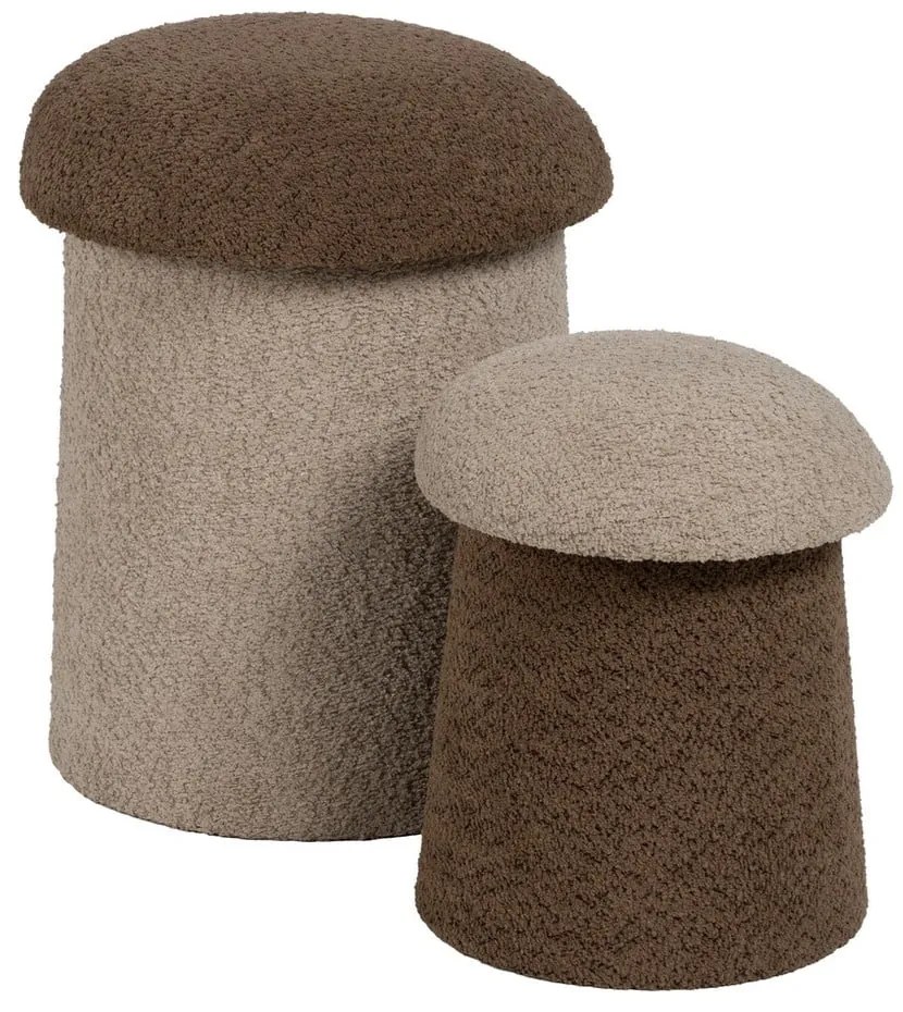 Barna-bézs puff – Ixia