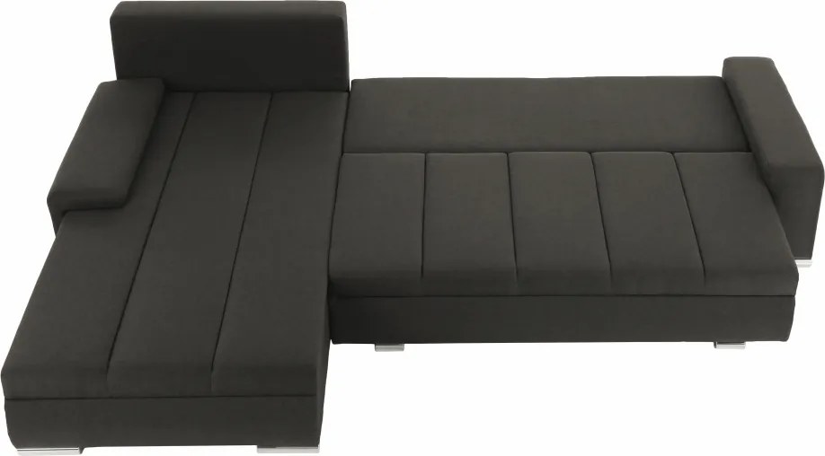 Ülőgarnitura, szövet barna, TONIKS