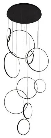 LED dimmelhető csillár zsinóron LED/290W/230V 3000-6500K + távirányítás