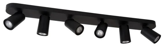 Lucide 23954/31/30 - XYRUS LED spotlámpa 6xGU10/5W/230V fekete