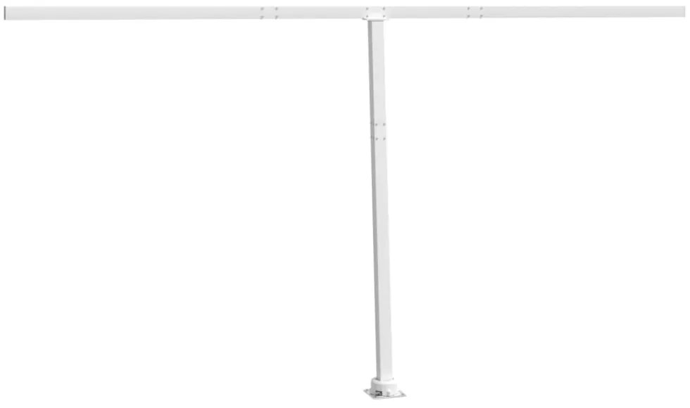fehér vas napellenzőrúdszett 450 x 245 cm