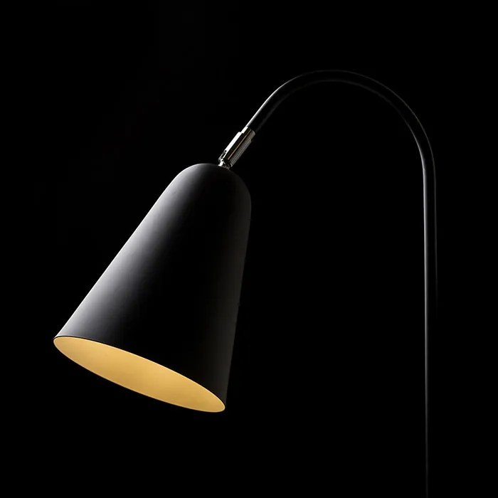 RENDL GARBO asztali lámpa fekete króm 230V LED E27 15W