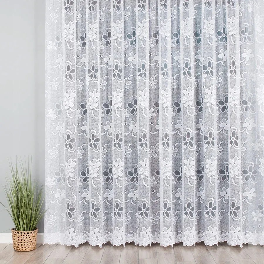 Függöny Zsakárd Meteráru Fehér 250cm