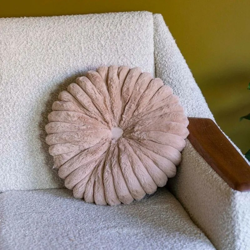 Flower párna, régi rózsaszín, átmérő 38 cm