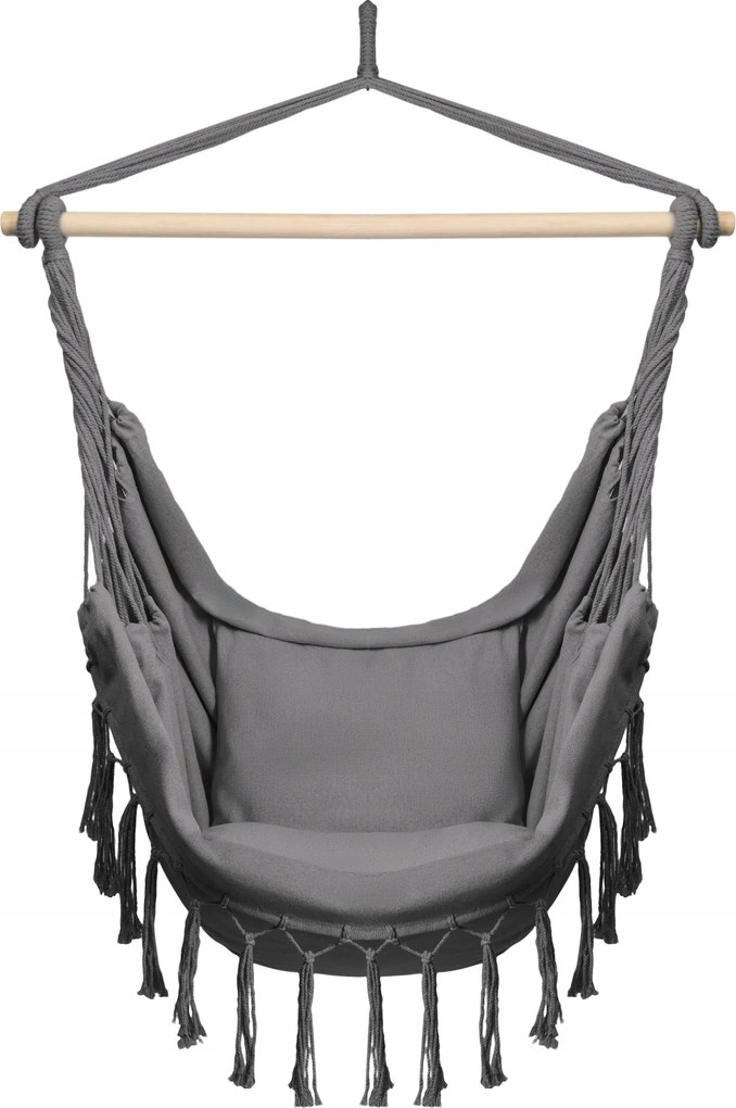 Függőszék Brazil Szék Hintaágy 150KG Sötétszürke
