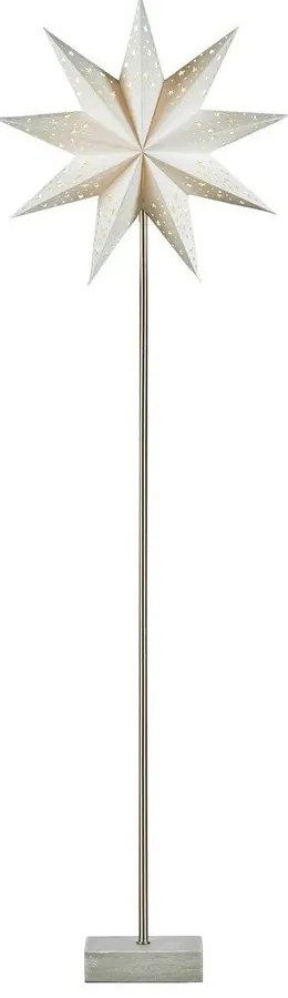 Fehér-szürke fénydekoráció karácsonyi mintával Toom – Markslöjd