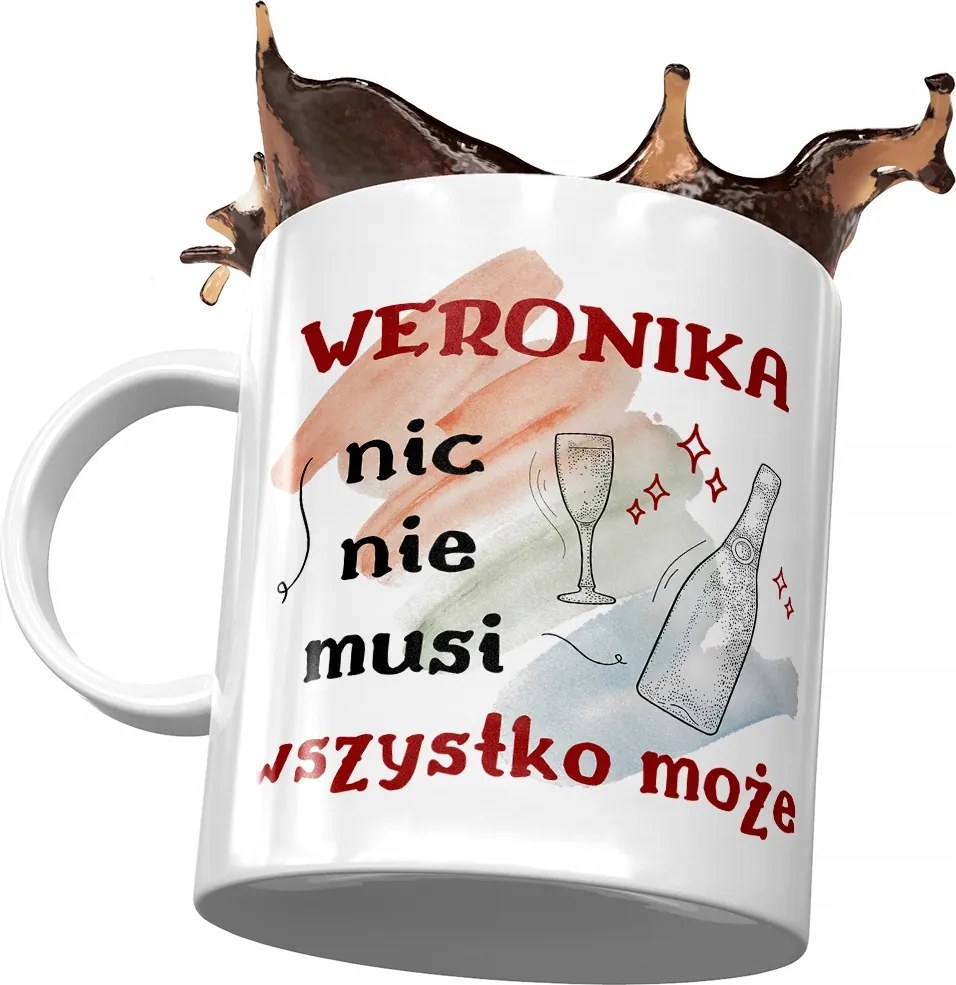 Bögre Veronika Feleség Nővérek Barátnők Ajándék Nyomtatott Fotóval