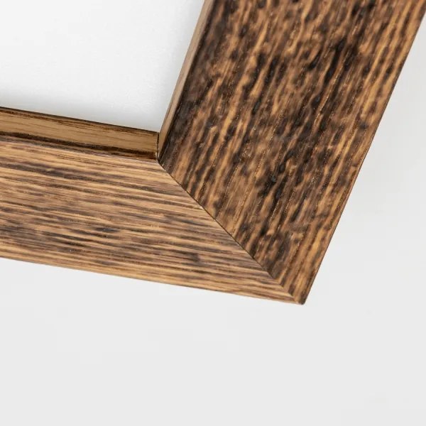 Brilagi - LED Mennyezeti lámpa SLIMFRAME WOOD LED/25W/230V 34x34 cm barna