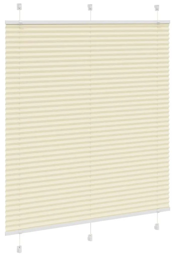 pliszírozott redőny krém 115x100 cm szövetszélesség 114,4 cm
