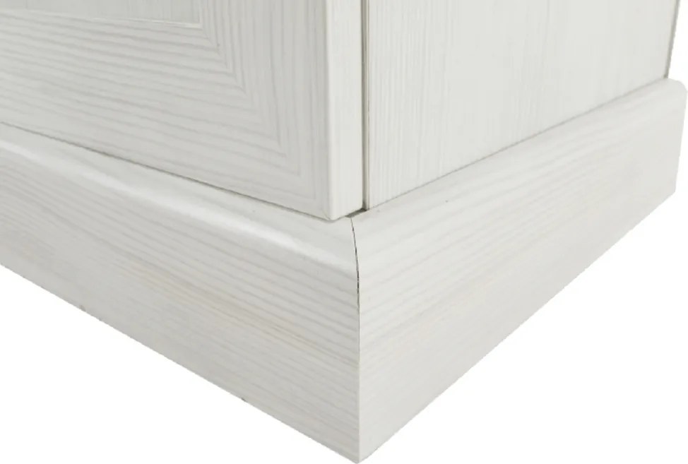 vitrines szekrény, északi sosna/vadtölgy, ROYAL W2D