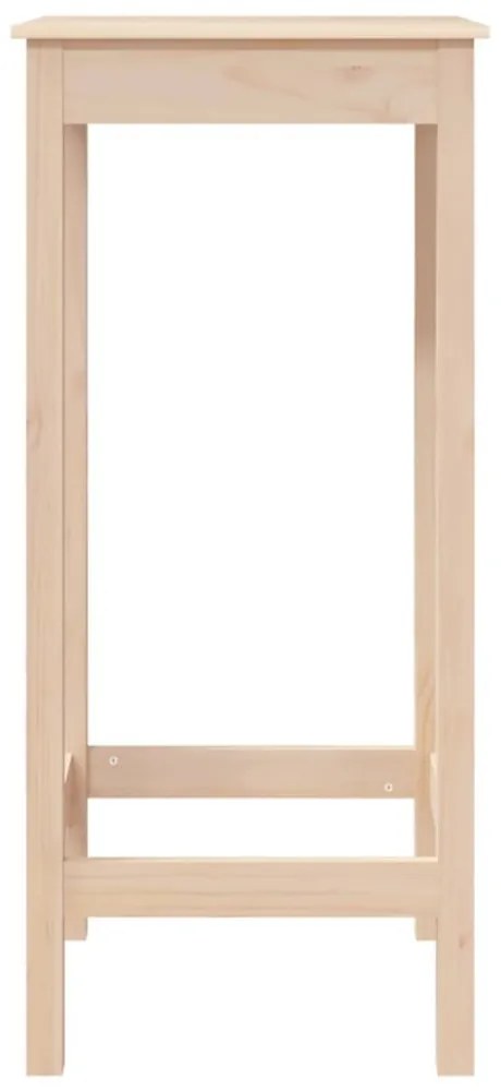 vidaXL tömör fenyőfa bárasztal 50 x 50 x 110 cm