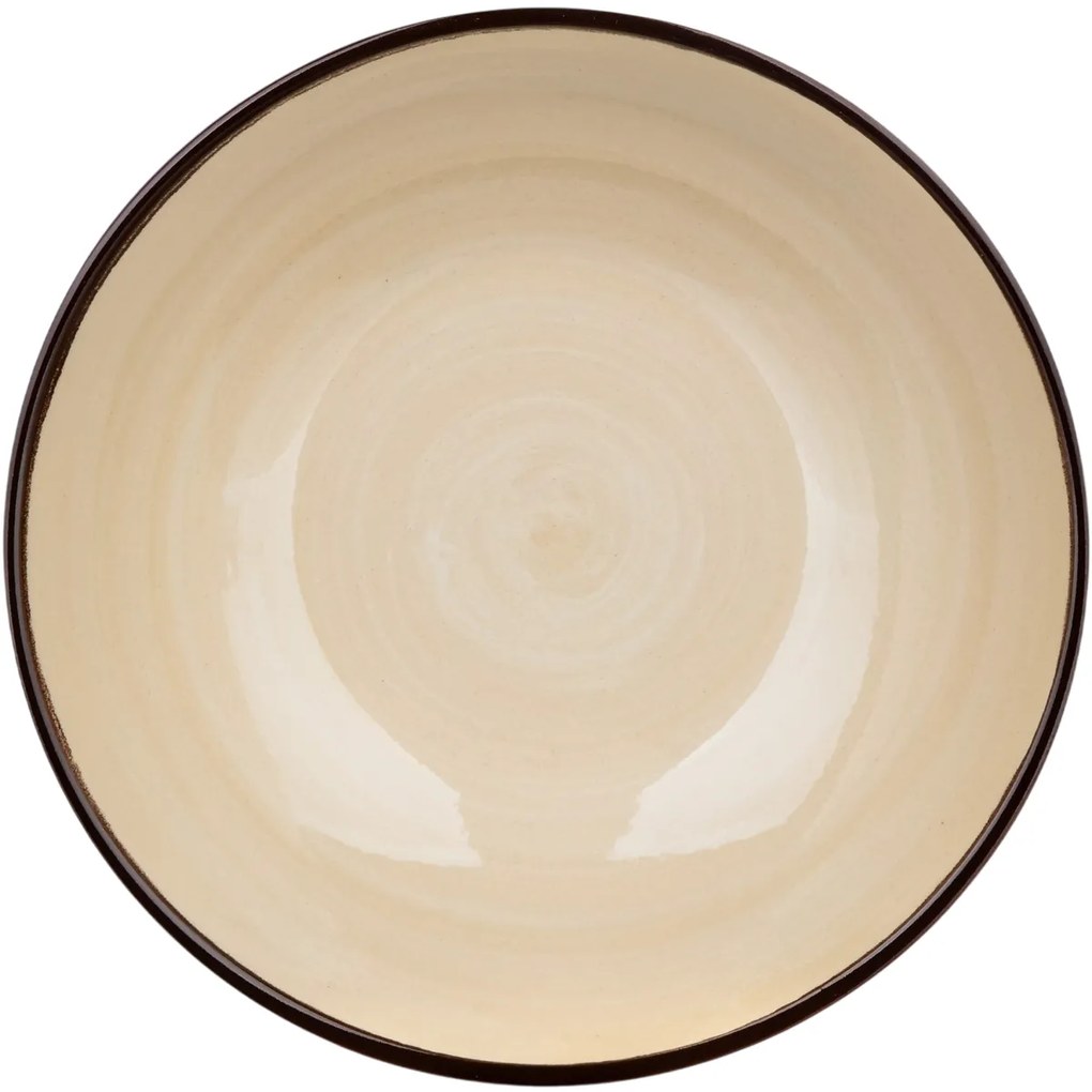 Banquet PALAS mélytányér, 18 cm, krém színű