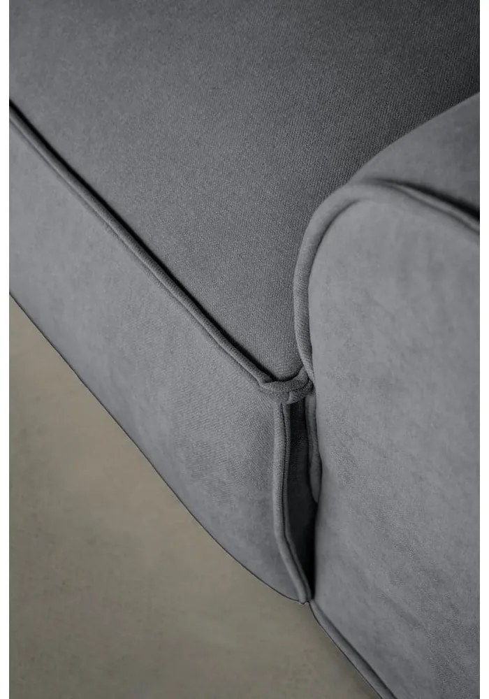 Szürke kanapé modul (bal oldali) Flex Felix – Miuform