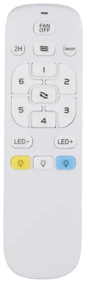 Globo 67243-30BF-LED Fényerőszabályozható ventilátoros mennyezeti lámpa TATIANA 38W/230V 3000-6500K+távirányító