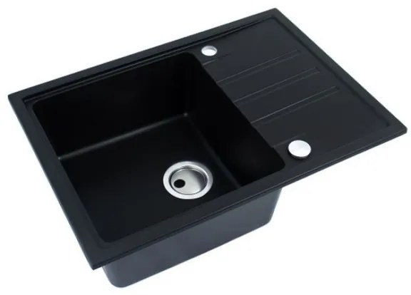 ALVEUS 1149126 - Mosogató INTERMEZZO 68x48 cm gránit/fekete