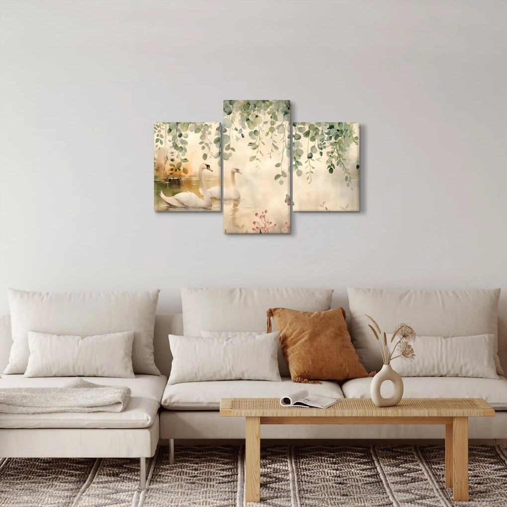 Kép - Tó, akvarell (90x60 cm)