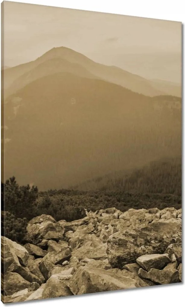 Vászonkép 70x100 Hegyi táj Tájkép