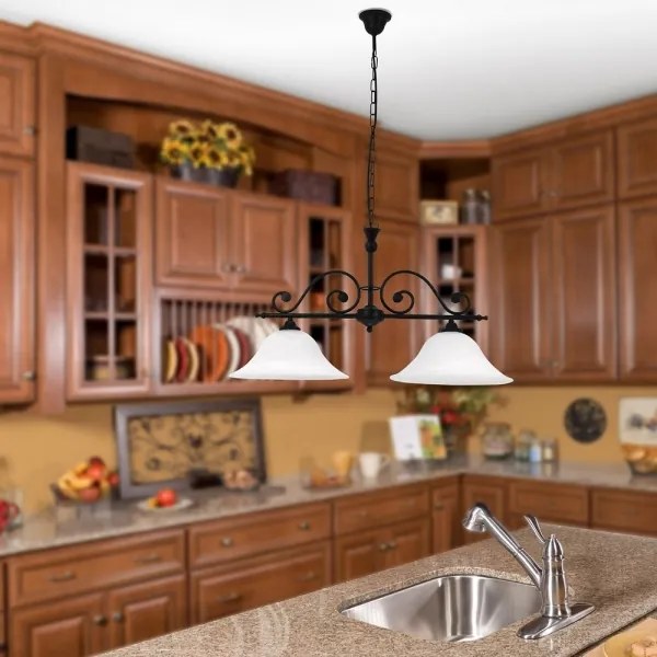 Rabalux 7777 - Csillár láncon DOROTHEA 2xE27/60W/230V