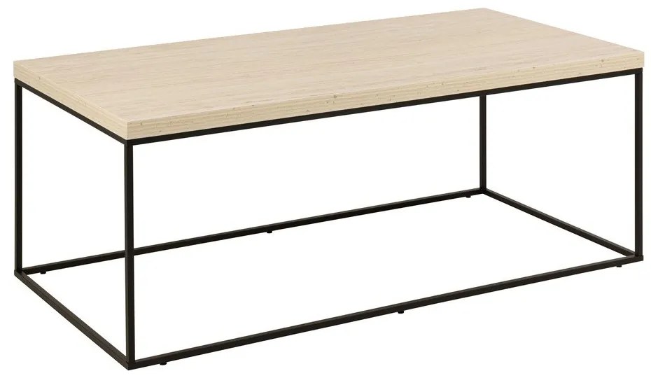 Bézs dohányzóasztal márvány dekoros asztallappal 55x110 cm Barossa – Actona