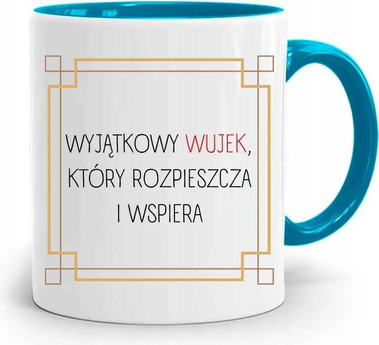 Kék Bögre Ajándék Nagybácsinak Különleges Bácsi nyomott mintával