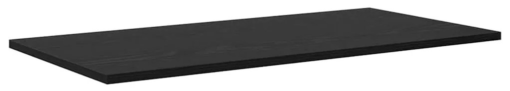 Polcos könyvespolc 4 pcs Fekete 80 x 40 x 1.5 cm Faanyag
