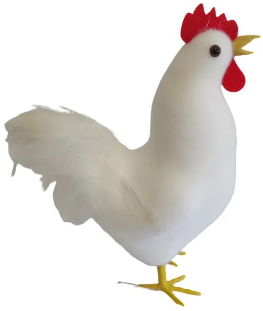 Kakas tollas fehér 23 cm