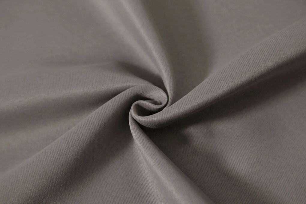 Szürkésbarna OXFORD függöny 140x250 cm Felfüggesztés: Fém gyűrűk