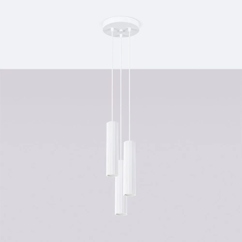 Fehér függőlámpa ø 19,5 cm Gleam – Sollux