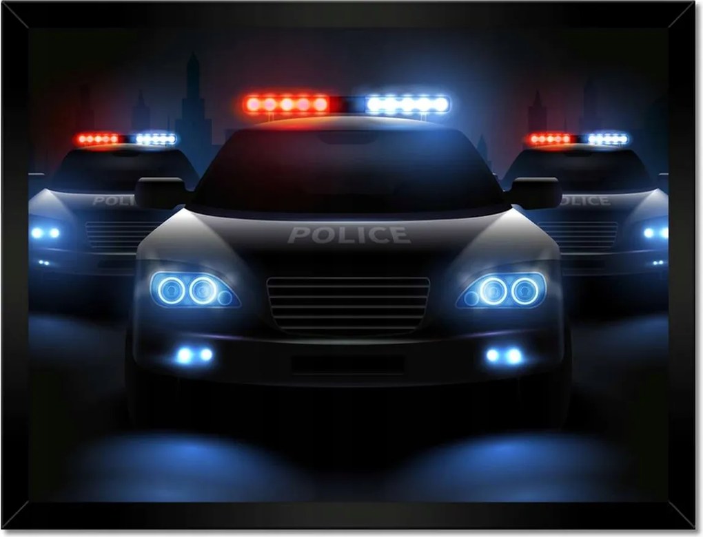 Poszterek keretben 40x30 Rendőrautók