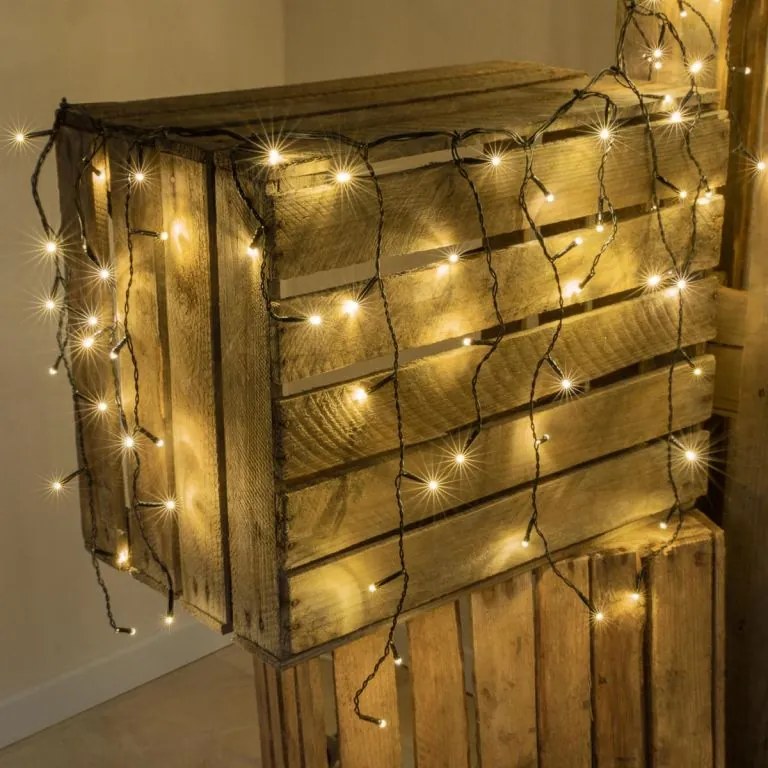 NEXOS diLED fényeső 180 LED meleg fehér adapter nélkül