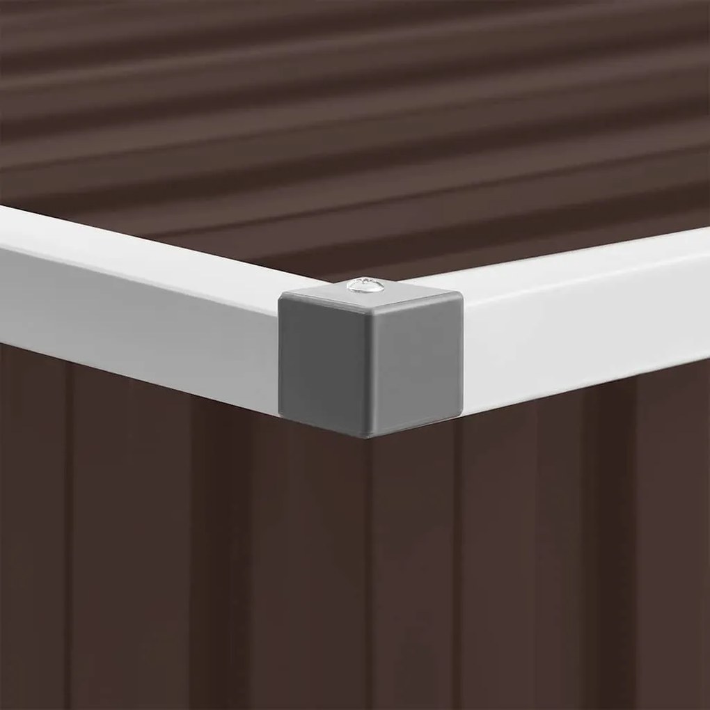 barna kerti tárolóláda 129 x 67 x 65 cm