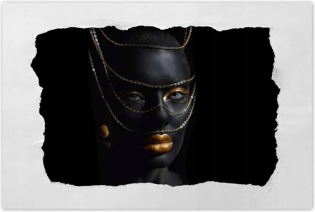 Poszterek 120x80 Az aranyszínű csecsebecsék mögött