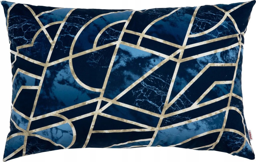 Díszpárna Glamour Kék 45x140