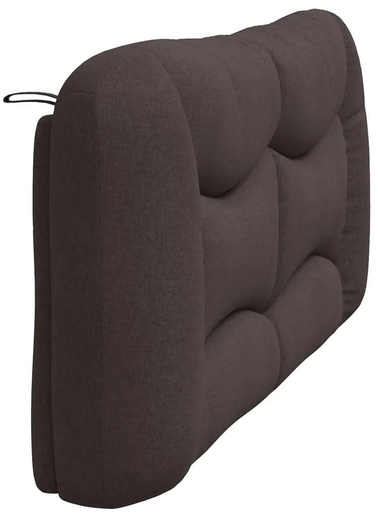 sötétbarna szövet fejtámla párna Hvar 180 cm